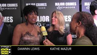 Dawnn Lewis and Kathe Mazur  Major Crimes 100 Episodes Celebration