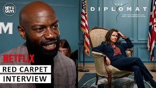 The Diplomat  David Gyasi on preparing for his role and not changing a word of script