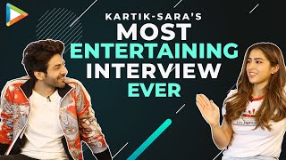 Kartik  Sara on their relationship Love Aaj Kal Imtiaz Ali Funny rapid fire quiz  fan question