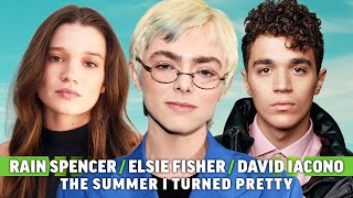 The Summer I Turned Pretty Season 2 Interview Elsie Fisher Rain Spencer and David Iacono