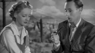 The Petrified Forest 1936 Another great scene with Leslie Howard  Bette Davis