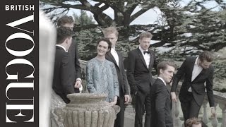 On Set with the Cast of the Riot Club The Posh Test  All Access Vogue  British Vogue