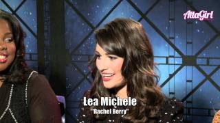 Chris Colfer Amber Riley Lea Michele  Jenna Ushkowitz talk Glee in 3D The Concert Film