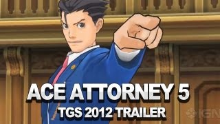 Ace Attorney 5  Japanese Trailer  TGS 2012