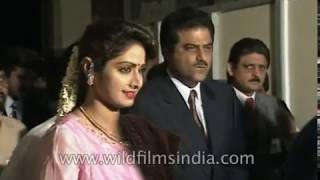 Sridevi Anil Kapoor and Jackie Shroff at premiere of Roop Ki Rani Choron Ka Raja
