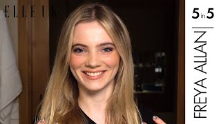 The Witchers Freya Allan Shows Us How To Create Her Everyday MakeUp Look  5 In 5  ELLE UK