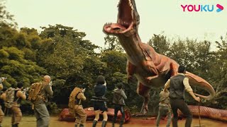 Fierce dinosaur preys on humans man battles the raptor  Jurassic Revival  YOUKU MONSTER MOVIE