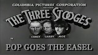 The Three Stooges  007  Pop Goes the Easel 1935 Moe Larry and Curly