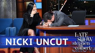UNCUT The Nicki Minaj Interview With Stephen Colbert