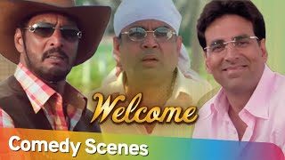 Welcome  Best Comedy Scenes  Akshay Kumar  Paresh Rawal  Nana Patekar  Bollywood Comedy