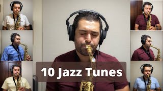 ALL 10 JAZZ TUNES from Lennie Niehaus Basic Jazz Conception Vol 1