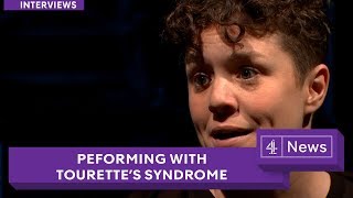 Samuel Becketts Not I performed by an actor with Tourettes syndrome
