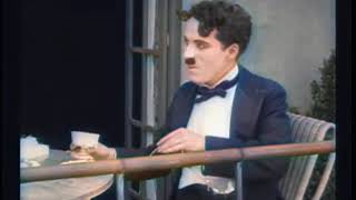 Charlie Chaplin The Adventurer 1917  color