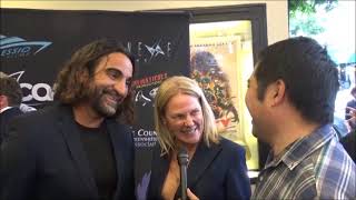 Fahim Fazli and Michelle Walters Red Carpet Interview for The Prey The Legend of Karnoctus
