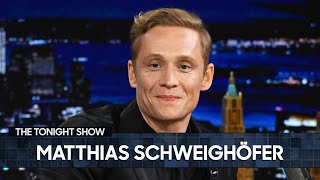 Matthias Schweighfer Challenges Jimmy to a German Quiz Extended  The Tonight Show