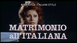 Marriage Italian Style 1964  Italian Trailer 2  Matrimonio Allitaliana 1