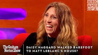 Why Daisy Haggard Walked Barefoot to Matt LeBlancs House  The Graham Norton Show  BBC America