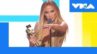 Jennifer Lopez Accepts the Video Vanguard Award  2018 MTV Video Music Awards