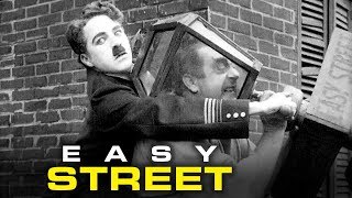 Charlie Chaplin  Easy Street 1917  Silent Film  Classic Comedy Video