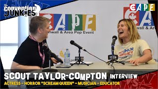 Interview Scream Queen Scout TaylorCompton Rob Zombies Halloween Cornwall Pop Event 2019