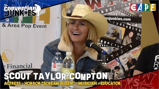 Scream Queen Scout TaylorCompton Halloween Nashville Runaways Cornwall Pop Event 2019