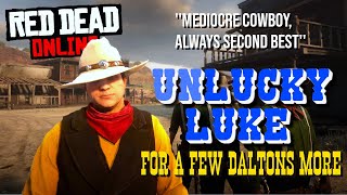 UNLUCKY LUKE For A Few Daltons More  Red Dead Online Short film Lucky Luke