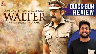 Walter Tamil Movie Review By Vishal Menon  Quick Gun Review