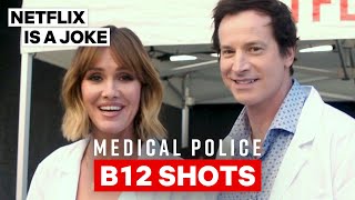 Erinn Hayes  Rob Huebel Inject Netflix Employees With B12  Medical Police  Netflix Is A Joke