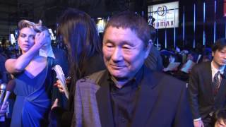 Ghost In The Shell Tokyo Premiere Interview  Takeshi Kitano
