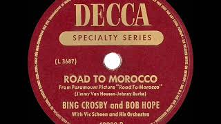 1944 Bing CrosbyBob Hope  Road To Morocco