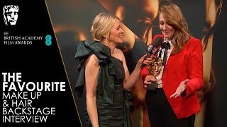 Nadia Stacey Wins Make Up  Hair  Backstage Interview  EE BAFTA Film Awards 2019
