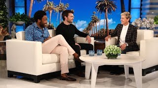 Donald Glover  Alden Ehrenreich Talk About Partying with Woody Harrelson  Jennifer Lawrence