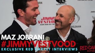 Maz Jobrani interviewed at the Premiere of Jimmy Vestvood Amerikan Hero JimmyVestvood