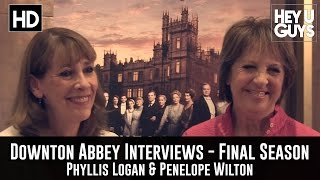 Phyllis Logan  Penelope Wilton Exclusive Interview  Downton Abbey