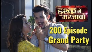 UNCUT Ishq Mein Marjawan Serial 200 Episode Grand Party  Arjun Bijlani  Alisha Panwar