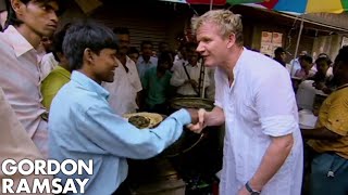 Gordon Ramsay Cooks Street Food In India  Gordons Great Escape
