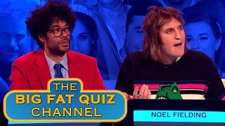 Jimmy Disappointed In Richard Ayoade and Noel Fielding  Big Fat Quiz