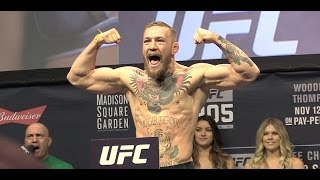 UFC 205 WeighIns Conor McGregor vs Eddie Alvarez  Main Card Bouts