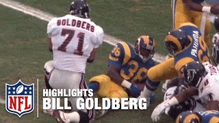WWE Star Bill Goldberg NFL Highlights  Atlanta Falcons