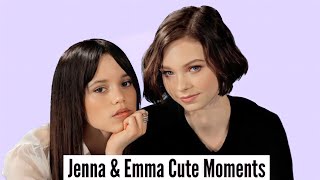 Jenna Ortega  Emma Myers  Cute Moments