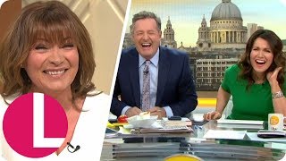 The Funniest Lorraine and Piers Morgan Live Links  Celebrating 35 Years of Lorraine  Lorraine