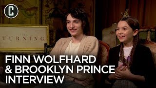 Finn Wolfhard  Brooklynn Prince on The Turning and Stranger Things 4