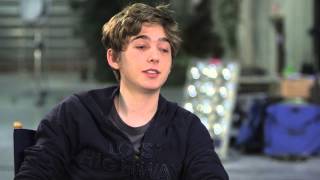 Paper Towns Austin Abrams Ben Behind the Scenes Movie Interview  ScreenSlam
