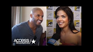 The 100s Marie Avgeropoulos  Ricky Whittles SDCC Reunion  Access Hollywood