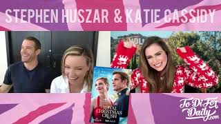 A Royal Christmas Crush chat with Hallmark Channels Katie Cassidy  Stephen Huszar