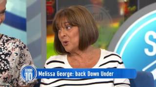 Melissa George Back Down Under  Studio 10