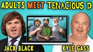 Adults React To And MEET Tenacious D Jack BlackKyle Gass