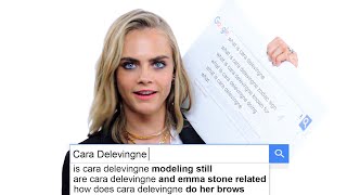 Cara Delevingne Answers the Webs Most Searched Questions  WIRED