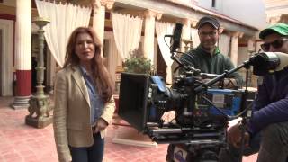 AD The Bible Continues Roma Downey Behind the Scenes Interview  ScreenSlam