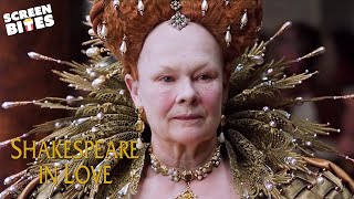 Judi Dench as Queen Elizabeth  A Woman On The Stage  Shakespeare in Love  Screen Bites